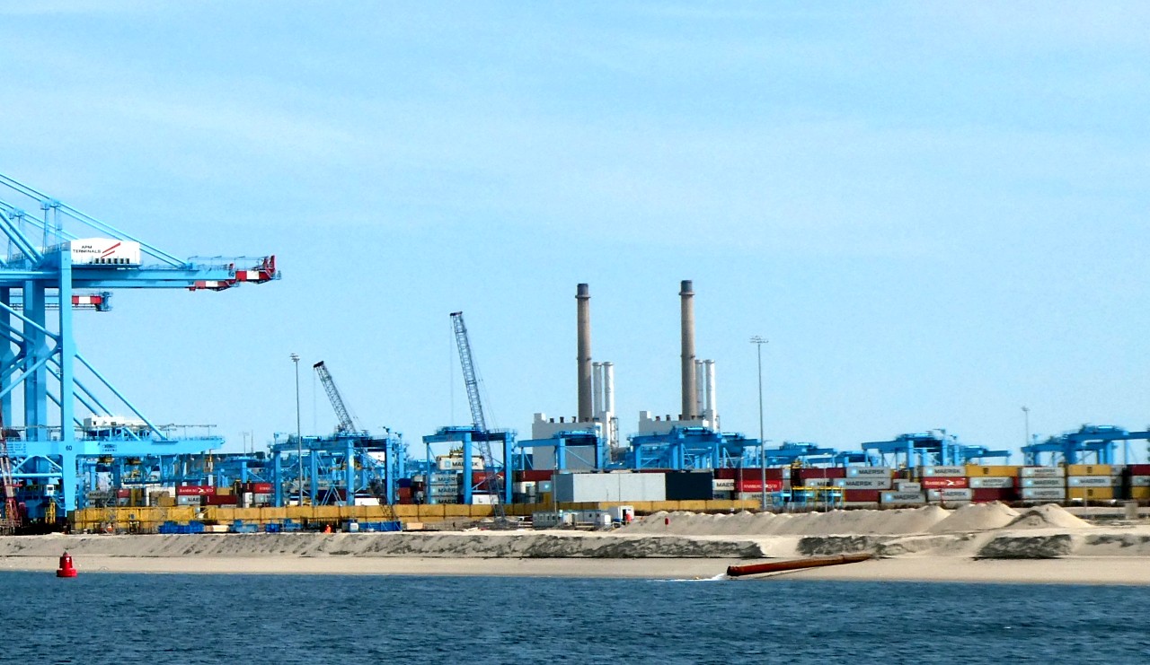 Maasvlakte Sandaufschüttung