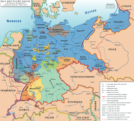 Karte Deutsches Reich 1919 — Landesbildungsserver Baden-Württemberg