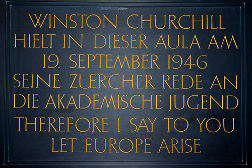 Churchill-Gedenktafel Zürich