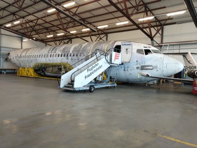 Lufthansa-Maschine "Landshut" am Hangar, November 2023