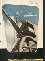 Werbung für Liebherr-Kräne aus dem Jahre 1955