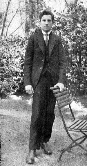 Fritz Blum als Abiturient 1916