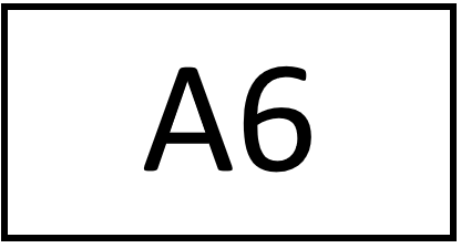 Türschild – A6 (ohne Farbstreifen)