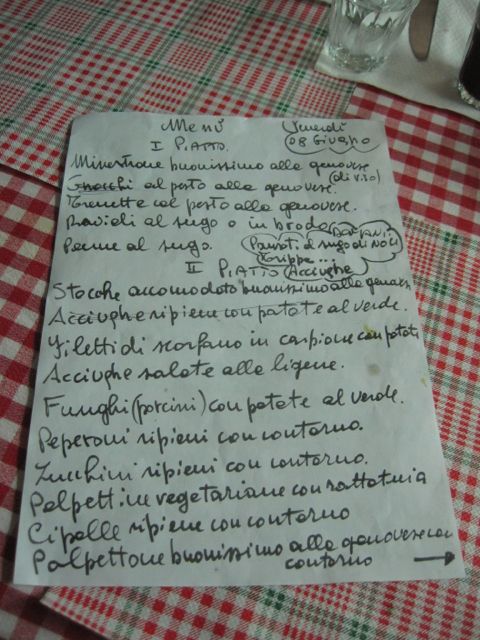 Il menu