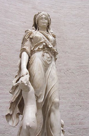 Statue Der Artemis R Misch Diana Glyptothek M Nchen