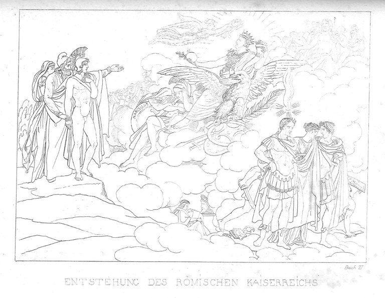 Augustus im 6. Buch der Aeneis (großes Bild)