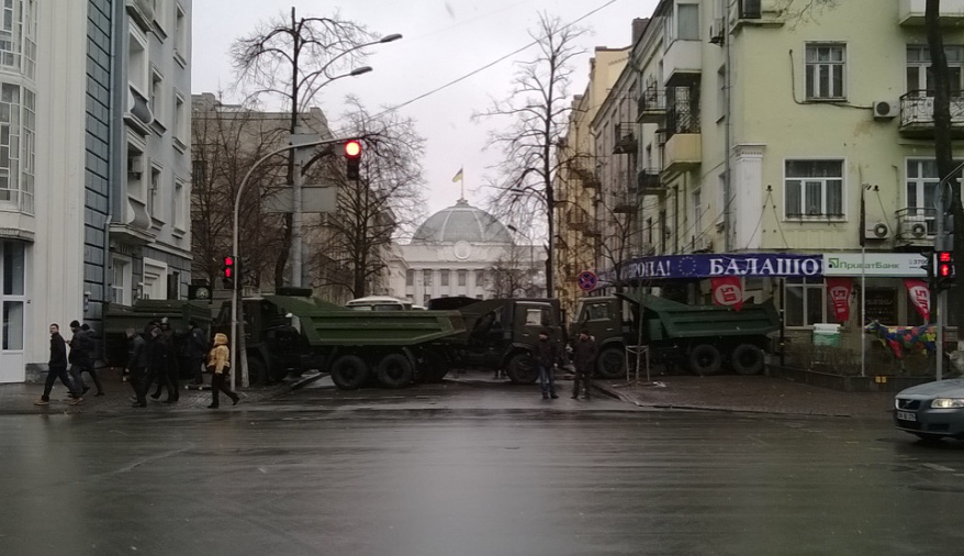 Das Parlament der Ukraine in Kiev